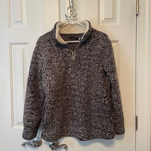 ZESICA Women's Long Sleeve Sherpa Fleece Pullover Jacket